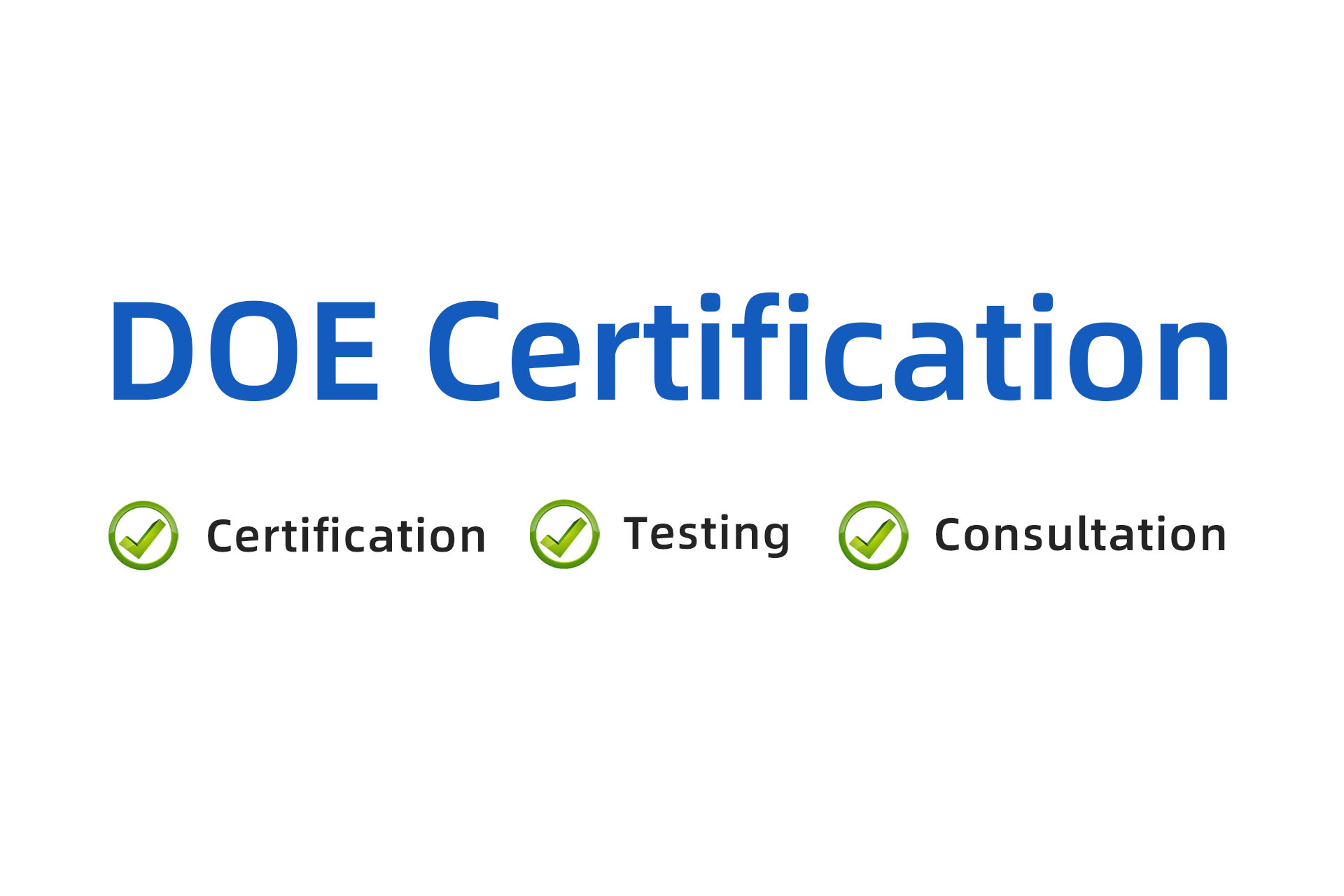 DOE certification