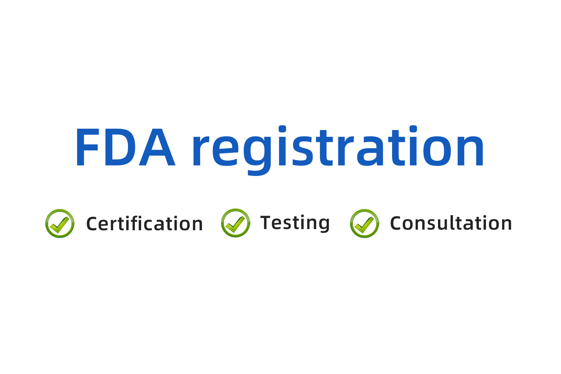 Registered with the US FDA